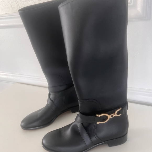 Salvatore ferragamo riding boots size 6 NWT - Picture 1 of 14